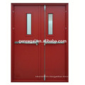 BS476 90mins push bar fire rated steel double door